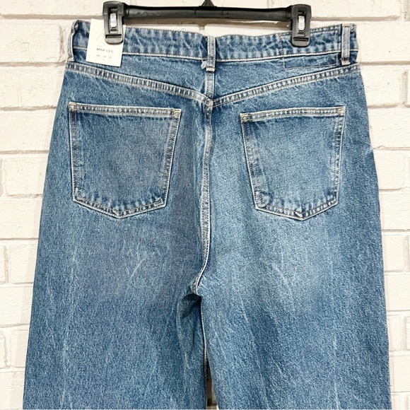 Zara Women’s Ripped Wide Leg Jeans - Picture 6 of 8